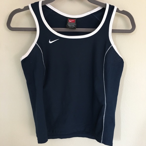 navy blue nike tank top